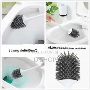 Wall Mounted -Toilet TPR Brush - Silicone Head