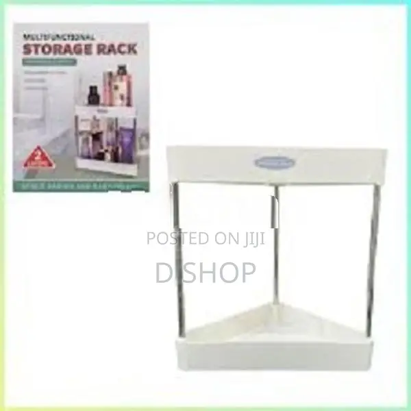 2 LAYER TRIANGLE Organizer STORAGE RACK