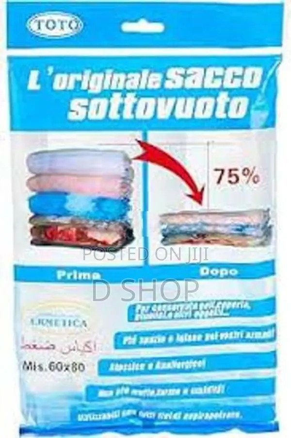 Vacuum Bag for Clothes - Sizes : 90X130CM 1pcs