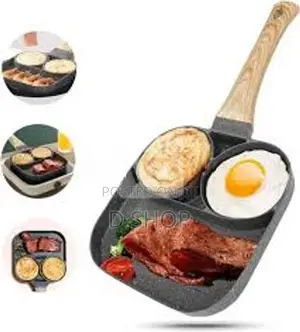 2 Hole Grill Fryer Pan - High Quality