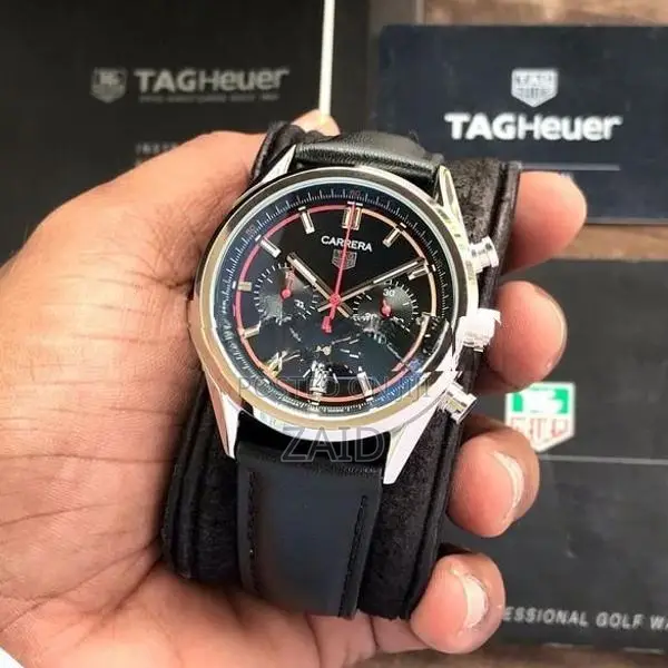 Tag Heuer Carrera Black Dial Master Mens Watch