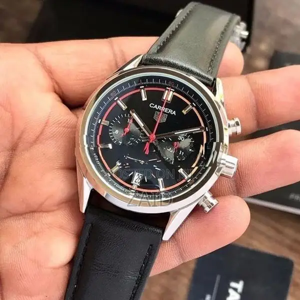 Tag Heuer Carrera Black Dial Master Mens Watch