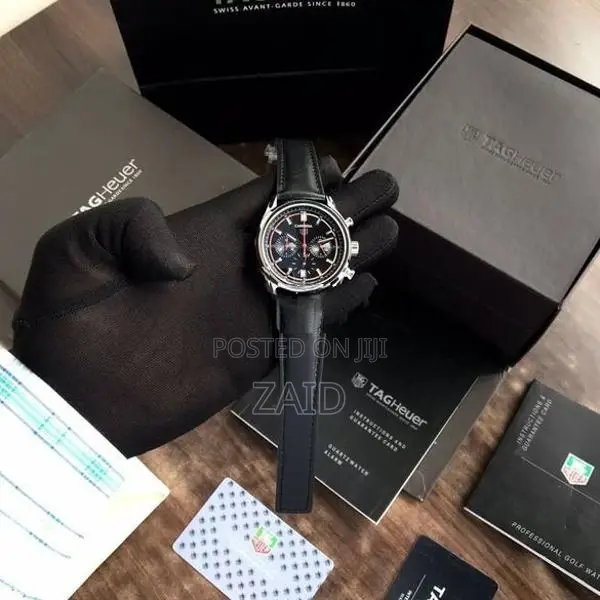 Tag Heuer Carrera Black Dial Master Mens Watch