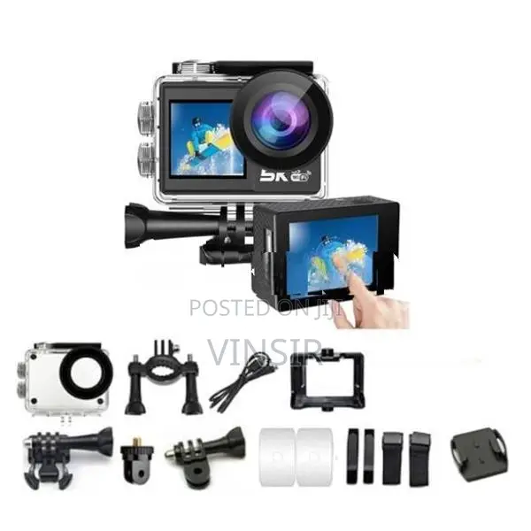 SPORT ACTION 5K CAMERA 2 LCD SCREEN