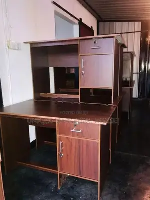 Modern 4x2 Melamine Dark Office Tables