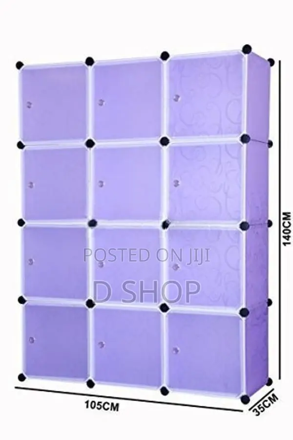Wardrobe Storage DIY- 12 Cubes Cupboard