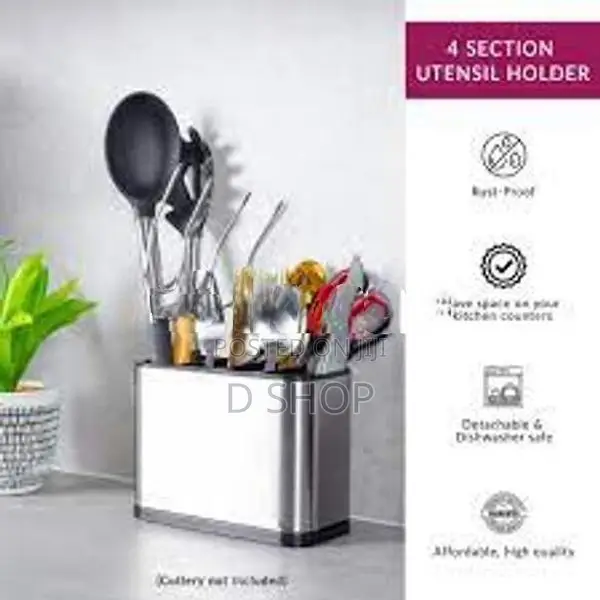 Plastic Cutlery Bucket Holder