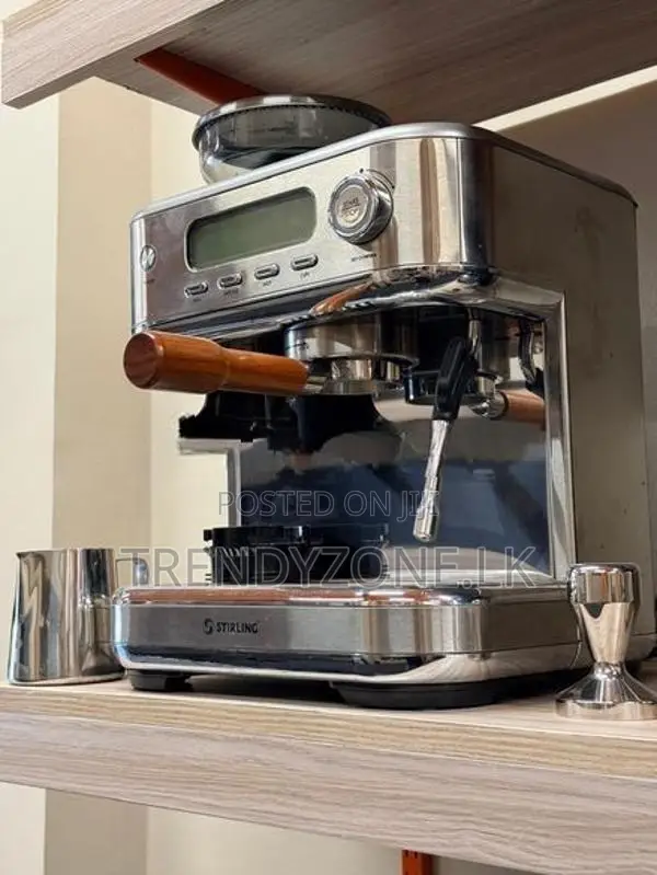 Stirling 15 Bar Espresso Machine With Grinder