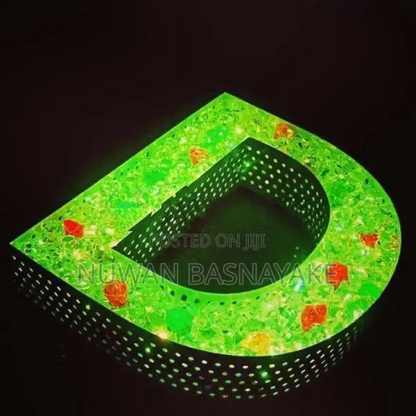 Gem Neon Led sign Diamond Gold backlit