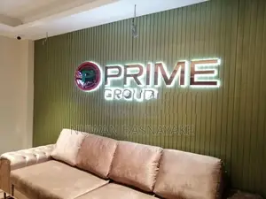 Gem Neon Led sign Diamond Gold backlit