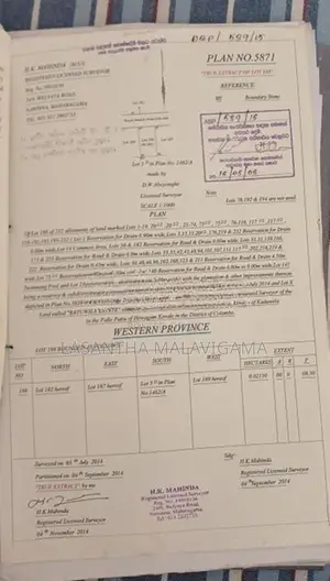 8 .5 Perch super Flat rectangular Land for sale in Athurugiriya