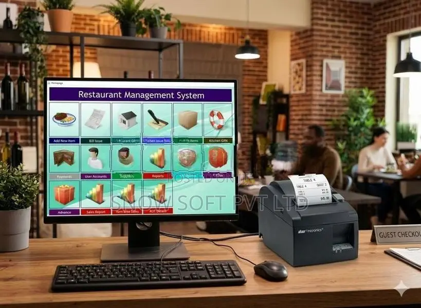 Restaurant Billing Pos Software with Kitchen Order Ticket (KOT)