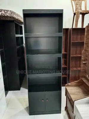 Modern Black 6ft Book Cupboards