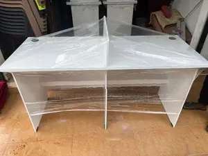 Modern 5x2 Workstation Fully White Office Table