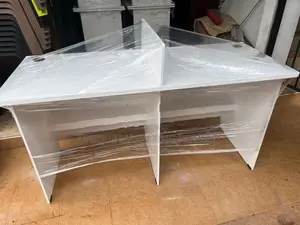Modern 5x2 Workstation Fully White Office Table
