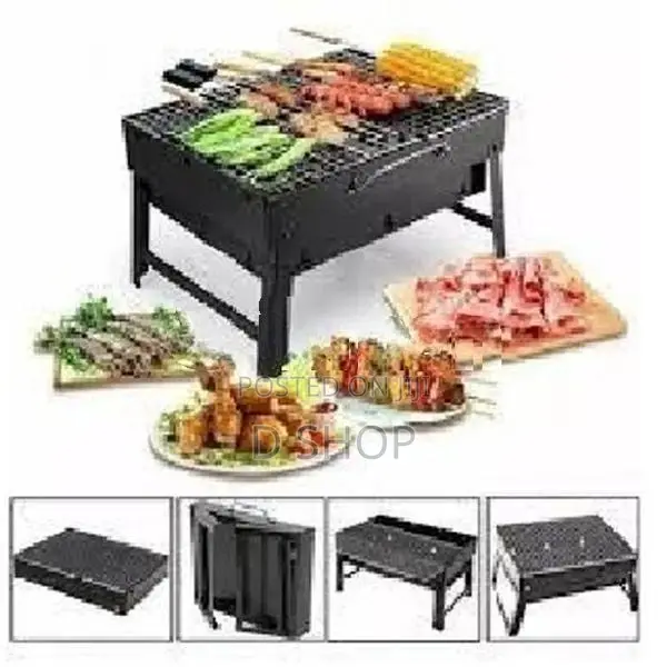 Portable BBQ Grill - Fold-able 14" x 12"