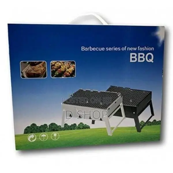 Portable BBQ Grill - Fold-able 14" x 12"