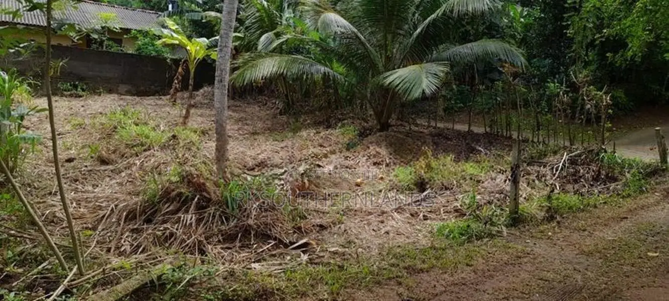 Land for sale in weherahena matara