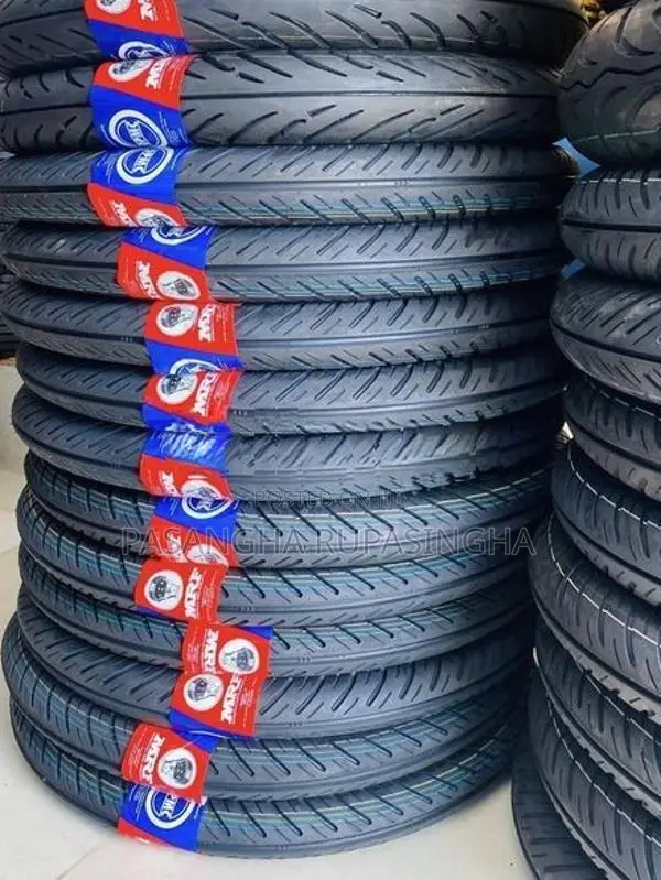 275-17 MRF Tubeless Tyre - DISCOVER PULSAR PLATINA BIKE