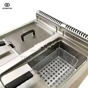 Industrial Gas Fryer with Cabinet - 48L