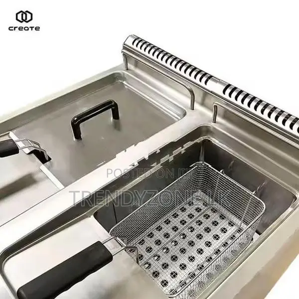 Industrial Gas Fryer with Cabinet - 48L