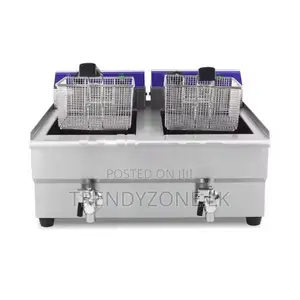 A-Star Industrial 20L Double Electric Deep Fryer