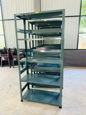 NEW 6x3Ft CLASSIC STEEL GREY OPEN RACKS