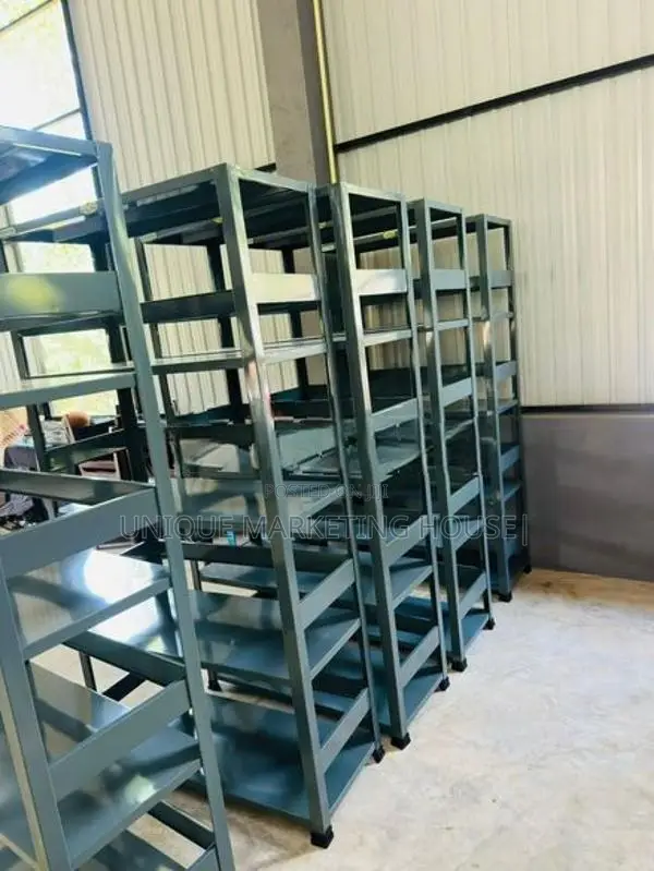 NEW 6x3Ft CLASSIC STEEL GREY OPEN RACKS
