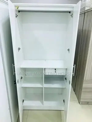 MODERN WHITE UNIQUE 2D WARDROBES