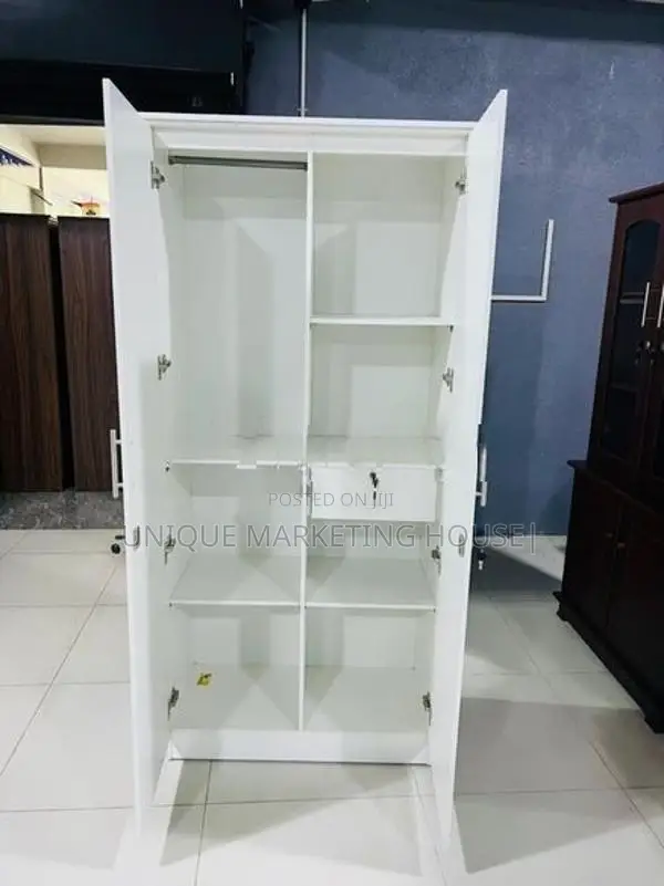 MODERN WHITE UNIQUE 2D WARDROBES