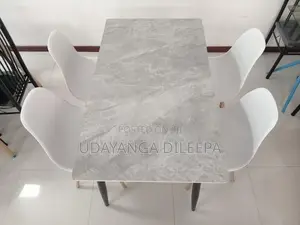 Granite Dining Table with Chairs
