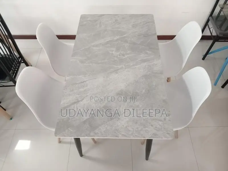 Granite Dining Table with Chairs