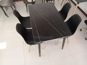 Granite Dining Table with Chairs