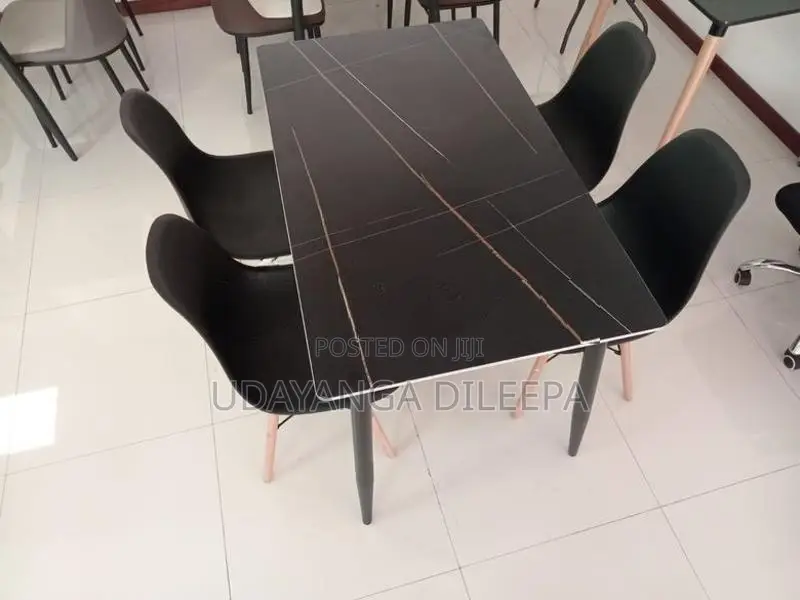 Granite Dining Table with Chairs