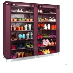 Double Side 10 Layers Wardrobe Shoe Rack Cloth 4 feet X 3.5