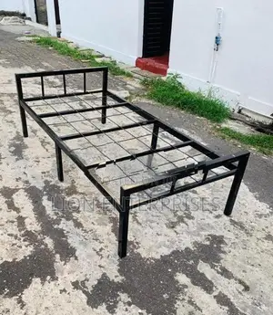 Steel single beds