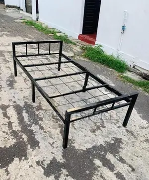 Steel single beds