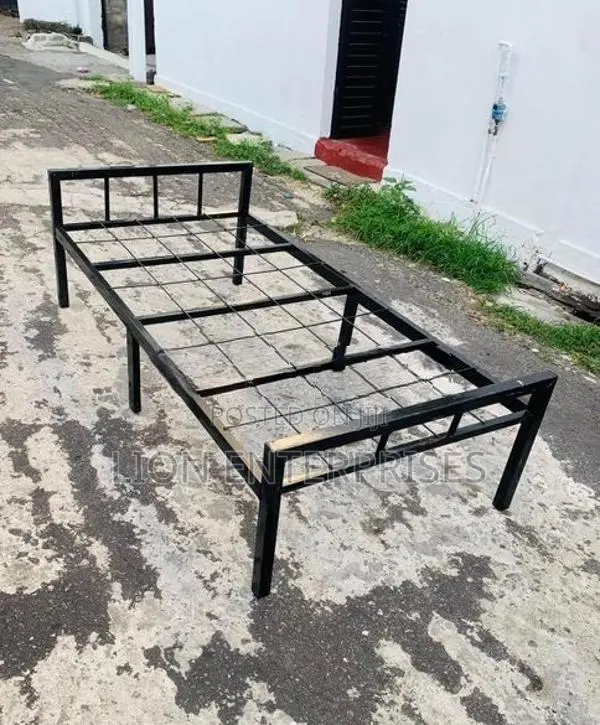 Steel single beds