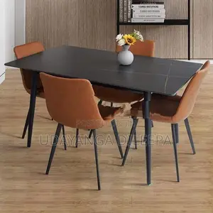 Luxury Granite Dining Table with Chairs