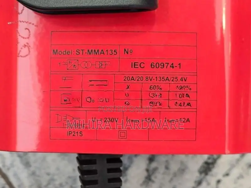 SMARTEC MMA 135 by HUGO IGBT DC inverter ARC Welding plant machine ARK