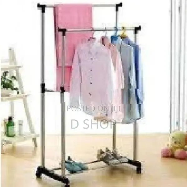 Double Pole Cloth - Rack Multi-Function