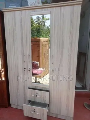 3 Door Melamine Dising Wardrobe -Hpwb03
