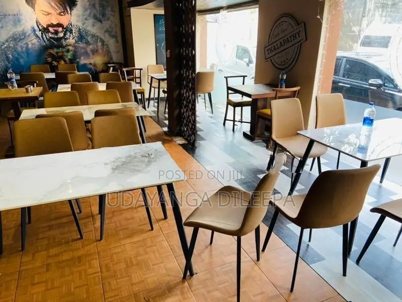 restaurant dining table with chairs