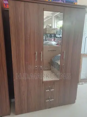 3 Door Melamine Dising Wardrobe -Hpwb03