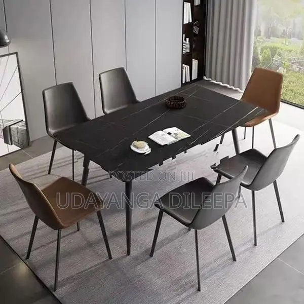 Granite Dining Table with Chairs
