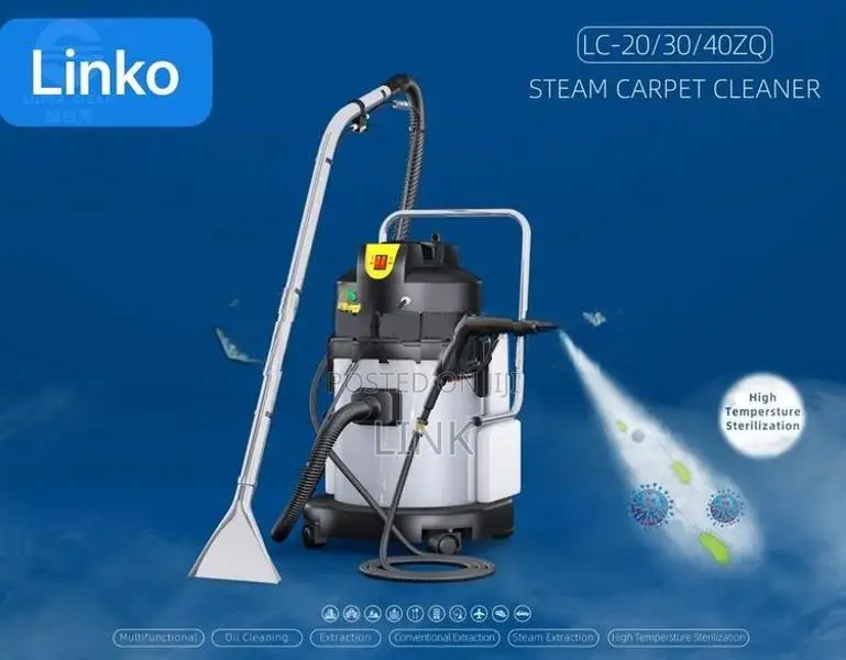 Steam carpet vacuum machine