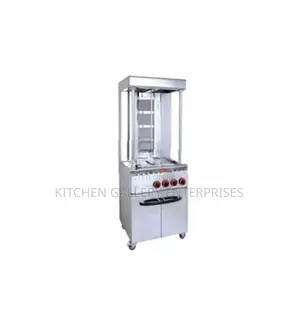 Gas Shawarma 04 Burners with Cabinet
