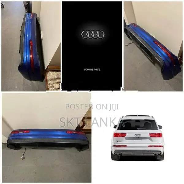 Genuine Audi Q7 S Line 2018 rear bumper complete