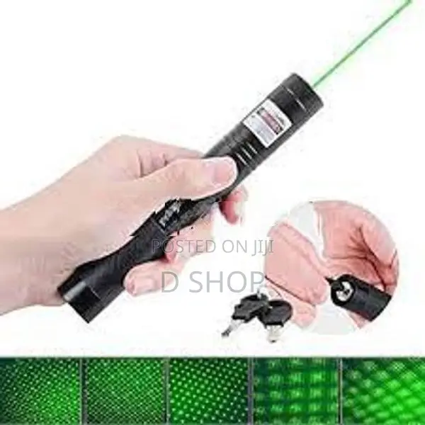 Green Laser Pointer - Strong 8km Distance Quality Beam