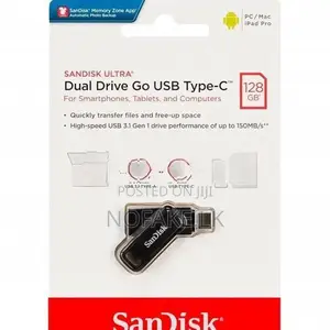 Sandisk Ultra USB Type - C Dual 128GB Pen Drive